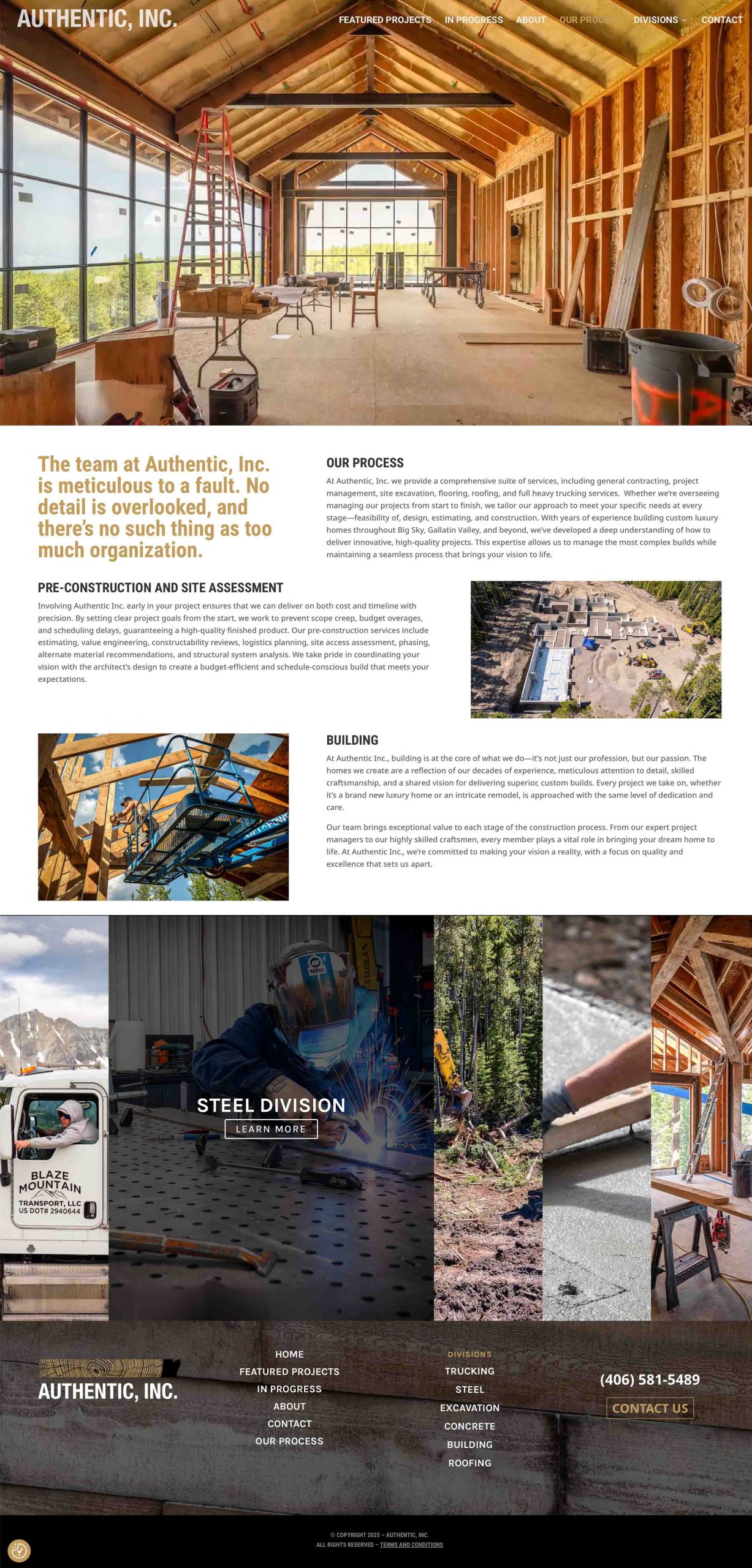 Authentic, Inc. Our Process Page