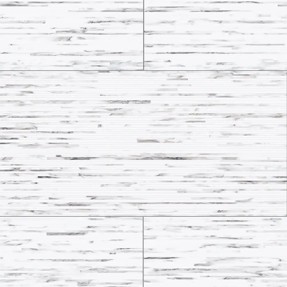 Elegant white marble tile surface for interior design.