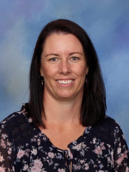 School staff portrait, smiling woman, Bell Block School staff, education professional, New Zealand educator.