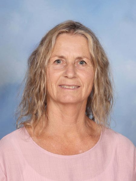 Raewyn Clarkson, a dedicated staff member at Bell Block School, poses for a portrait.