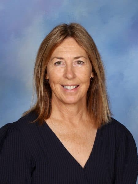 Smiling woman headshot, teacher at Bell Block School, New Zealand.