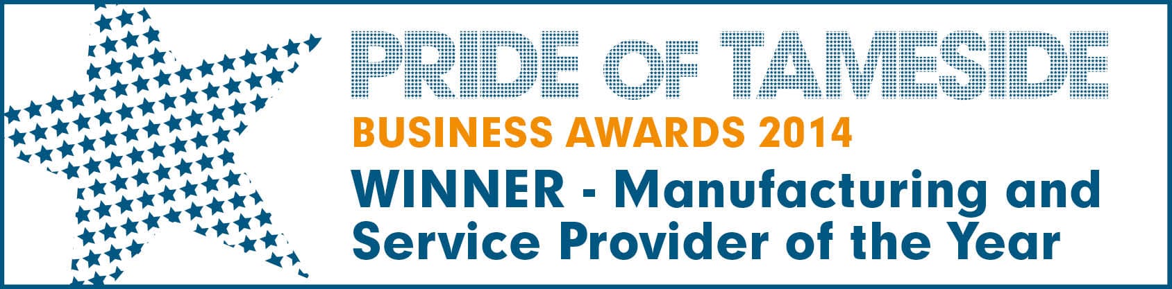 Bennett Staff team celebrating award for manufacturing and service excellence.