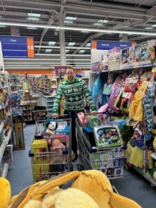 Christmas toy donation for 2024 holiday season.