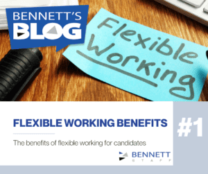Accessible ALT text highlighting flexible working advantages for job seekers.