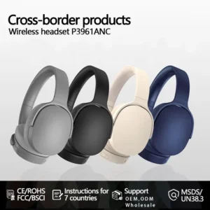 P3961 Type-c active noise reduction Bluetooth music long-lasting earphones