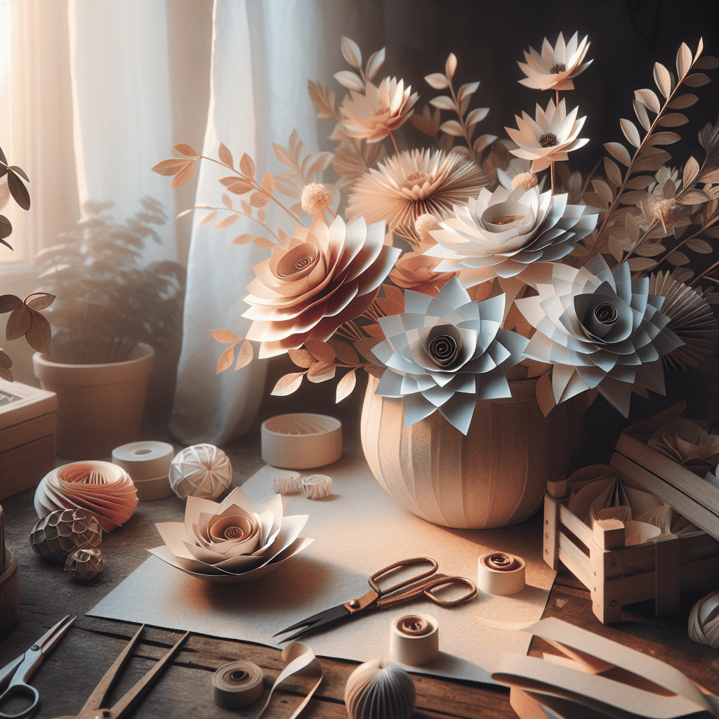 DIY Papierblumen an der Wand befestigen – Wie „Florale Magie aus Papier: Dein interaktiver Leitfaden zum Basteln atemberaubender Papierblumen für jeden Anlass“ dabei hilft, alte Muster zu durchbrechen