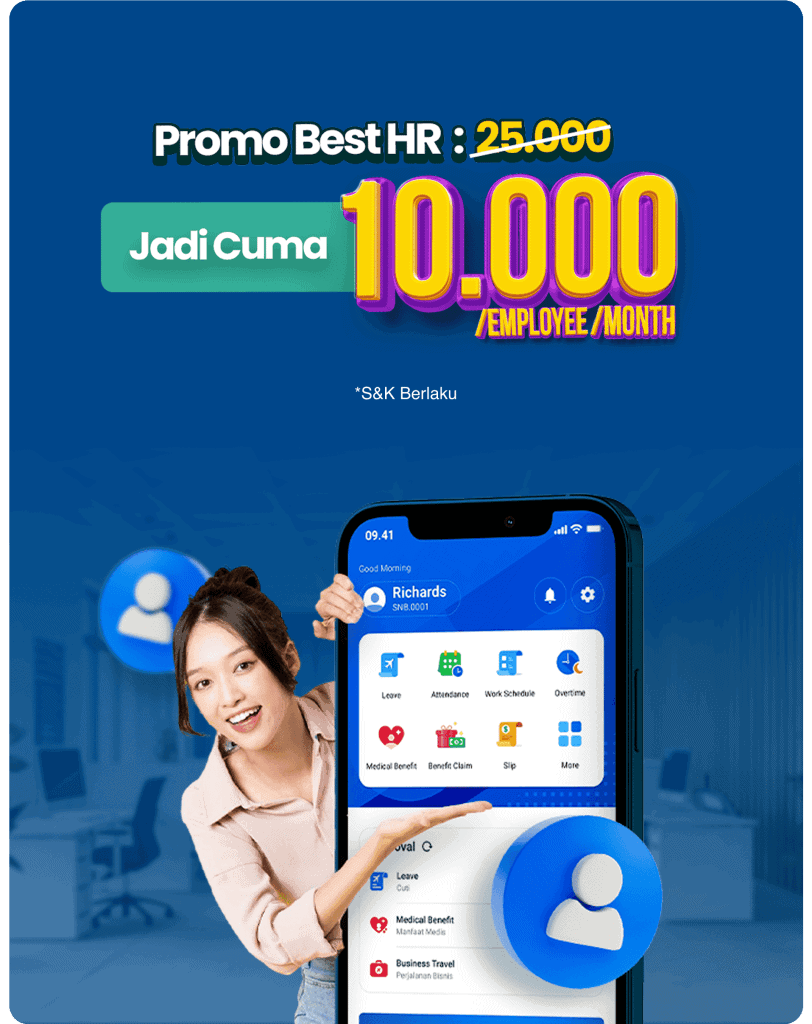 Flexible HR software solution for employee management attendance tracking and payroll processing by BEST Cloud Indonesia
