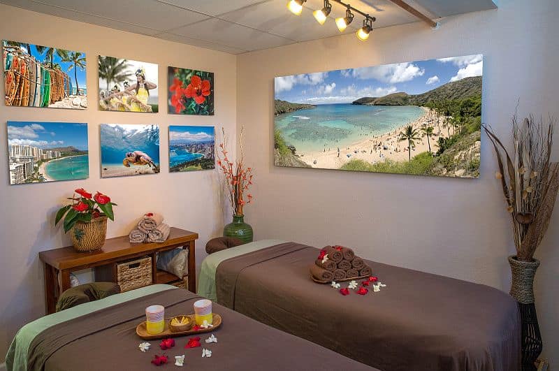 Hawaii Natural Therapy - Oahu Massage Room