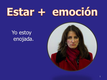 Spanish Estar, Places and Emotions PowerPoint and INB Activities - Image 2