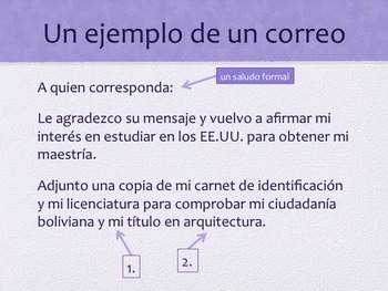 El correo electrónico PowerPoint and Handouts for AP Spanish - Image 2