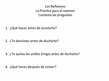 Reflexive Verbs Activities and TPR Story for Spanish Two and Three - Image 2