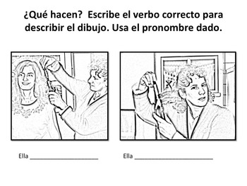 Reflexive Verbs Activities and TPR Story for Spanish Two and Three - Image 3