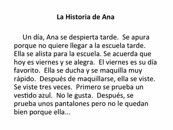 Reflexive Verbs Activities and TPR Story for Spanish Two and Three - Image 4