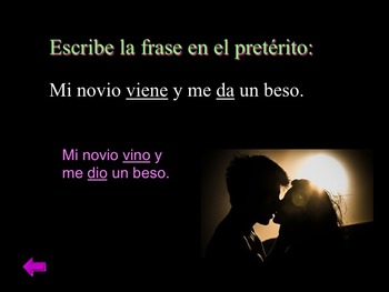 Spanish Preterite Jeopardy PowerPoint and Activities - Image 2