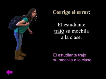 Spanish Preterite Jeopardy PowerPoint and Activities - Image 4