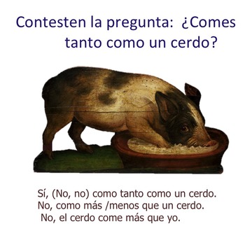 Spanish Comparativos y Superlativo PowerPoint and Printables - Image 3