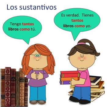 Spanish Comparativos y Superlativo PowerPoint and Printables - Image 2