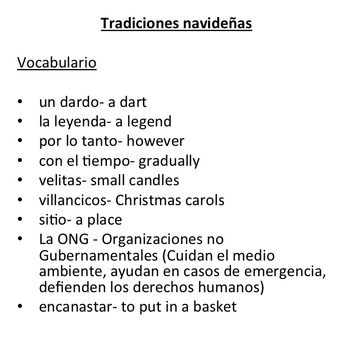 Las tradiciones navideñas Listening Activity for Spanish 3-AP - Image 2