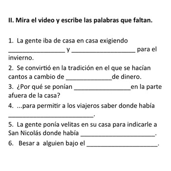 Las tradiciones navideñas Listening Activity for Spanish 3-AP - Image 3