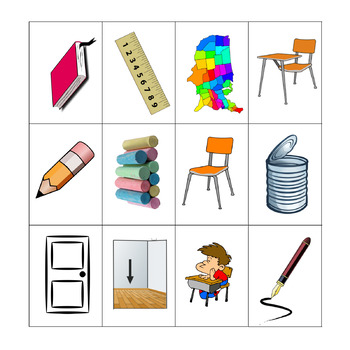 Spanish Classroom Objects Listening and Speaking Paired Activities - Image 4