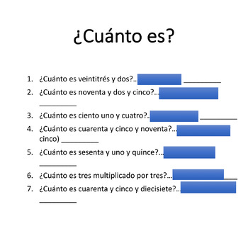Spanish Numbers Los números Listening and Speaking Paired and Group Activities - Image 4