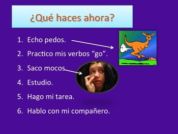 Spanish GO Verbs PowerPoint and Interactive Notebook Activity - Image 2