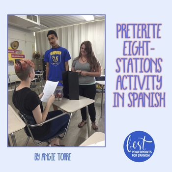 Preterite - Eight Stations Activity in Spanish