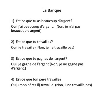 Present Tense 8 Station Activity in French - Image 2