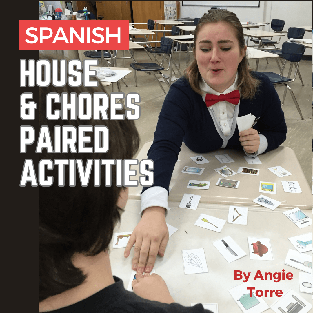 Spanish House and Chores Speaking Activities