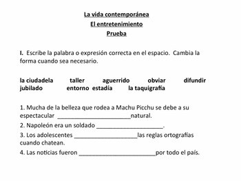 Vocabulary for Triángulo aprobado for AP Spanish - Image 3
