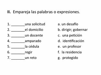 Vocabulary for Triángulo aprobado for AP Spanish - Image 2