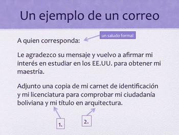 El correo electrónico PowerPoint and Handouts for AP Spanish - Image 4