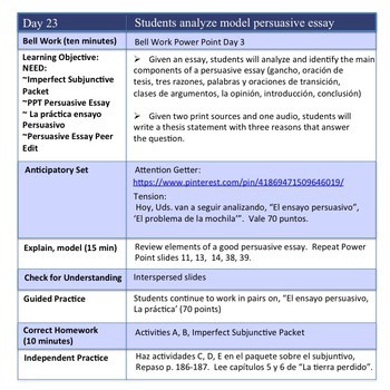 AP Spanish Lesson Plans and Curriculum for an Entire Year Digital Version - Image 2