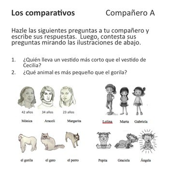 Los comparativos y el superlativo Lesson Plans and Curriculum - Image 4
