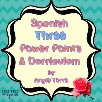 Spanish Three PowerPoints