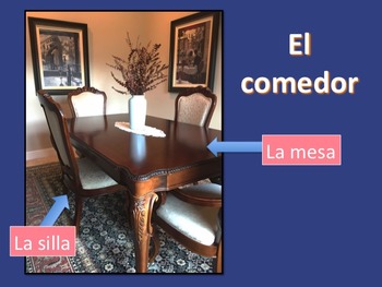 Spanish House and Chores PowerPoint Lesson Plans and Curriculum - Image 2