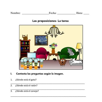 Spanish Prepositions PowerPoint and Curriculum - Image 2
