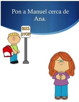 Spanish Prepositions Interactive Notebook Activity & Google Drive Activity - Image 4