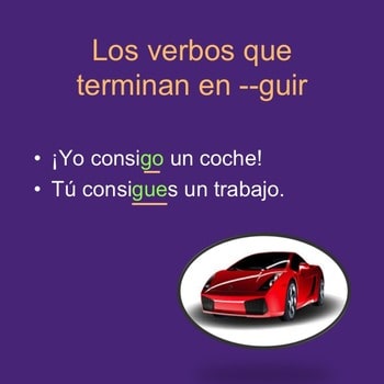 Spanish Cambios ortográficos del tiempo presente PowerPoint and Printables - Image 4