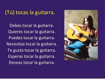 Dos Verbos: How to Use Two Verbs in a Sentence PowerPoint and Activities for Spanish 1 and 2 - Image 2