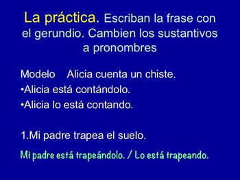 Spanish Progressive Tense Interactive Notebook Activity - Image 3