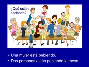 Spanish Progressive Tense Interactive Notebook Activity - Image 2