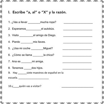 Spanish Personal A Interactive Notebook Activities - Image 3