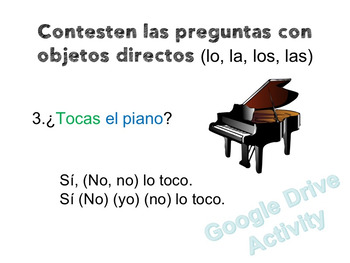 Spanish Direct and Indirect Object Pronouns Lesson Plans and Curriculum - Image 3