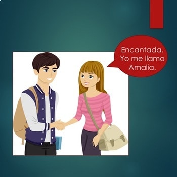 Spanish Greetings PowerPoint and Interactive Notebook Activities - Image 4