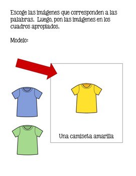 Spanish Clothing Google Drive Activity (FREE) - Image 2