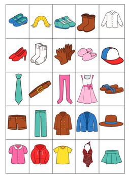 Spanish Clothing La ropa Bingo - Image 4