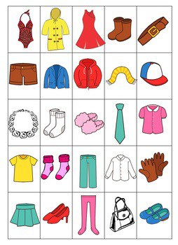 Spanish Clothing La ropa Bingo - Image 5
