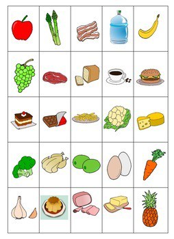 Spanish Food and Clothing Bingo Games - Image 4