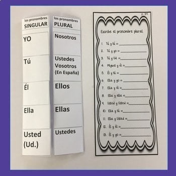 Spanish One Interactive Notebook and Google Drive Activities - Image 2